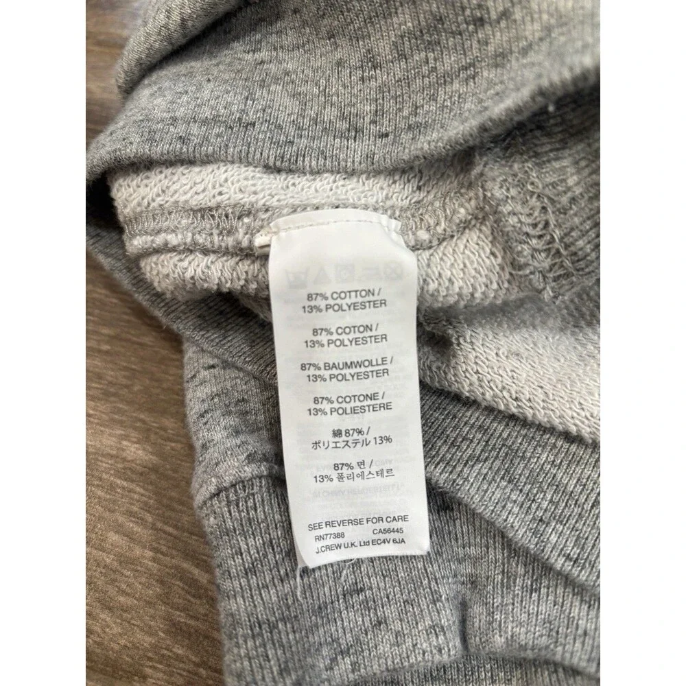J. Crew‎ Men’s Gray Sweatshirt Size M Cotton Blend Casual